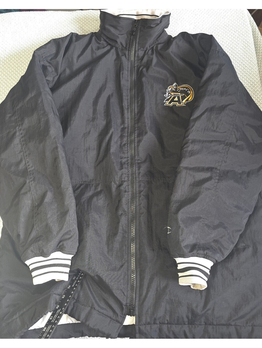 Men's vintage Black Champion Army Black Knights coat size medium